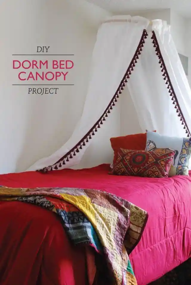 9. Dorm Bed Canopy