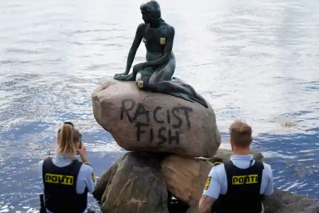 The Little Mermaid Statue, Denmark – 1 Million Tourists Per Year