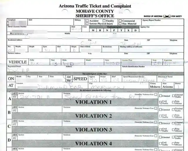 Getting Out of Your Traffic Ticket