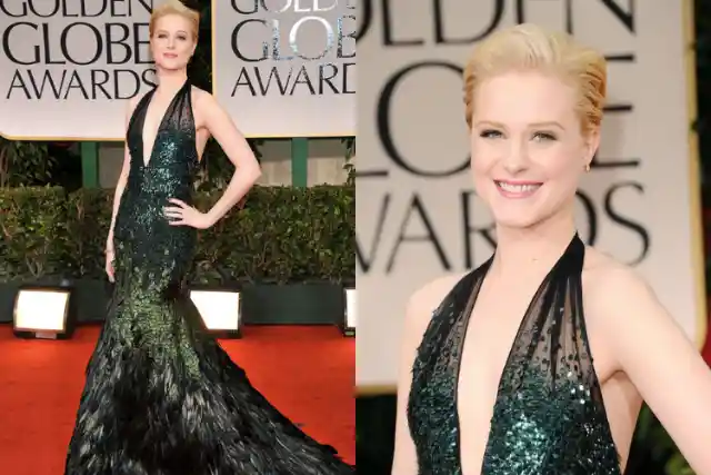 Evan Rachel Wood in Gucci (2012 Golden Globes)