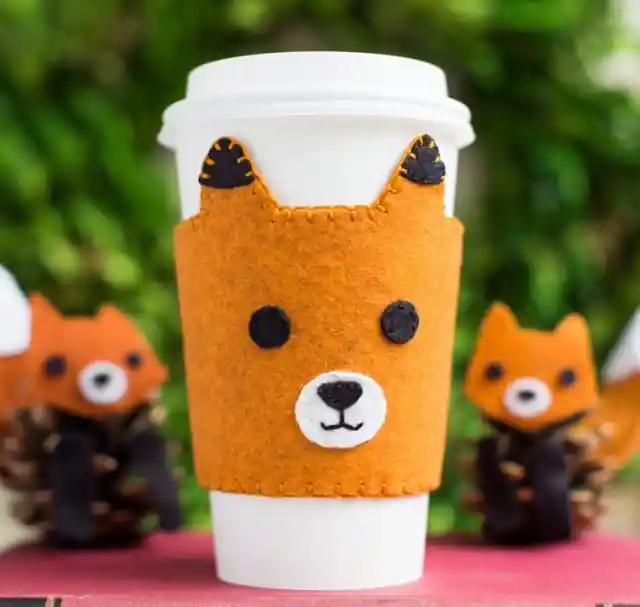 Fox Coffee Sleeve