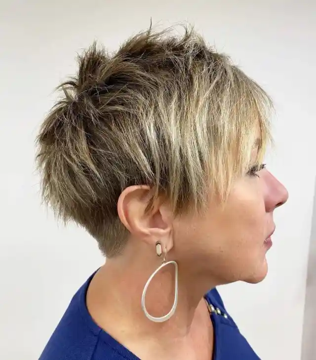 Short Cut with Asymmetrical Bangs