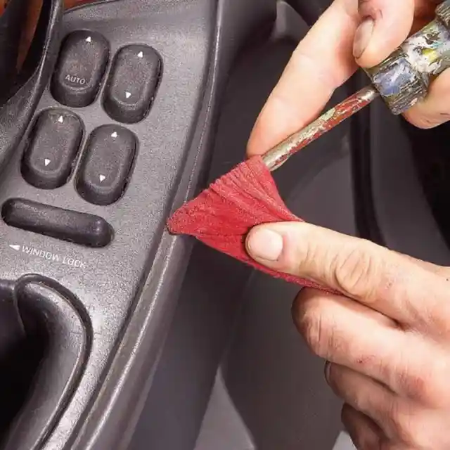  Clean Out Cup Holders Using An Old Sock