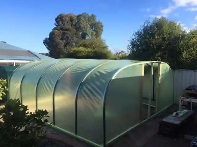 Poly Pipe Greenhouse With Built-In Irrigation