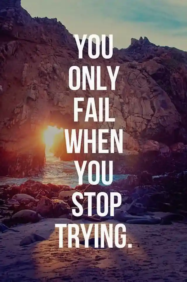 Don’t Stop Trying