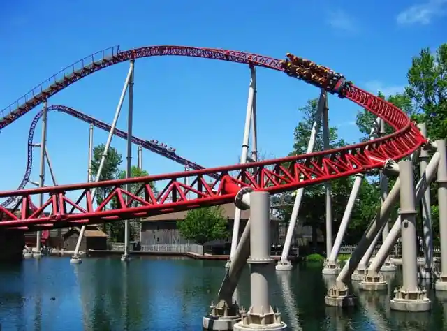 Deserted in an Empty Amusement Park