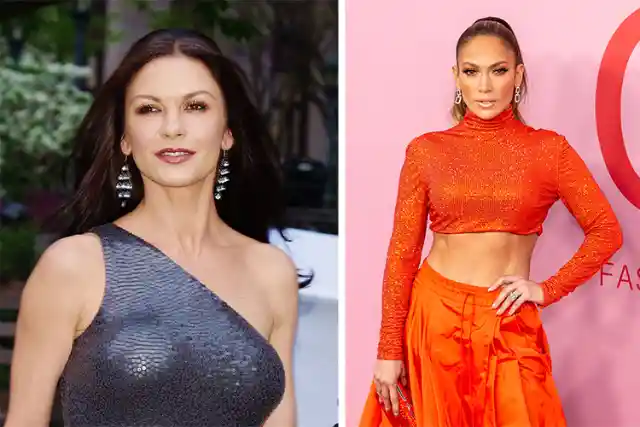 Catherine Zeta-Jones and Jennifer Lopez