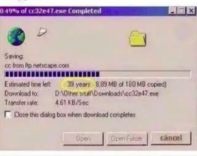 9. Slow Download Speed