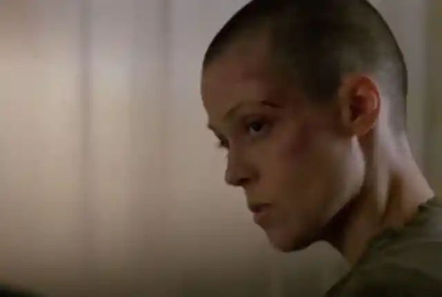 Charlize Theron’s Shaved Head