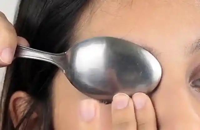 Teaspoon for Curling Your Lashes