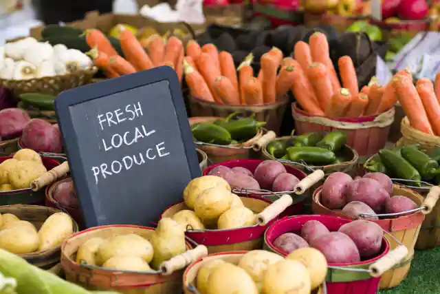 10. The Local Farmer’s Market