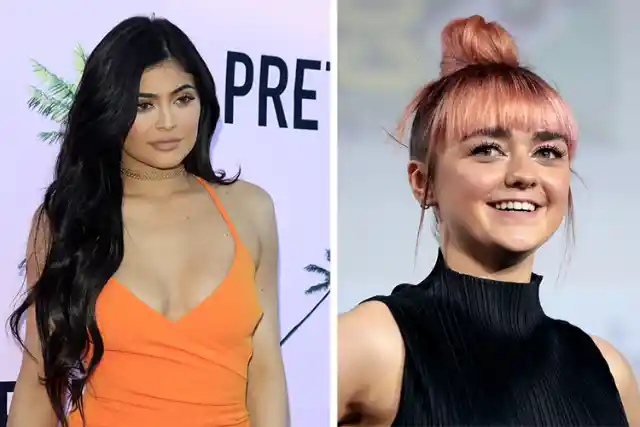 Kylie Jenner and Maisie Williams