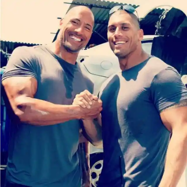 9. Dwayne ‘The Rock’ Johnson and Tanoai Reed