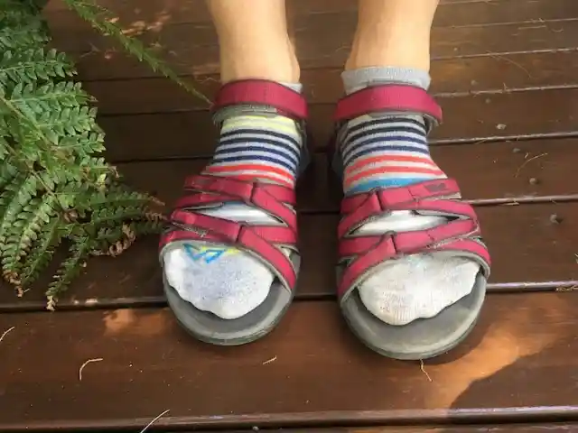 Socks + Sandals – Popularized in 2010s