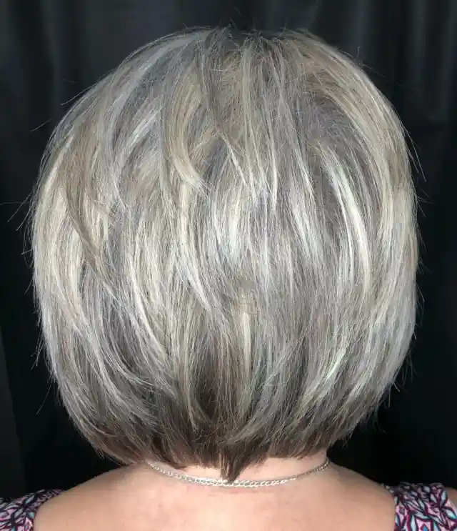 Long Spiky Pixie for Older Women