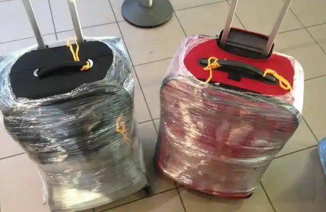 Shrink wrap your luggage to minimize damage