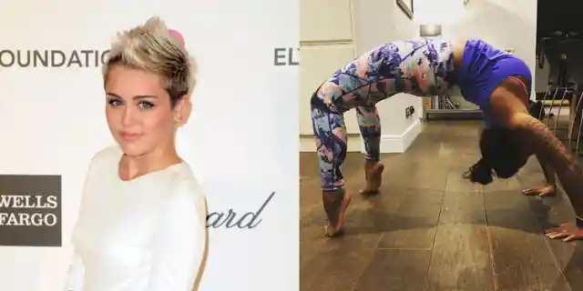 Ditch Gluten And Adopt Pilates Like Miley Cyrus