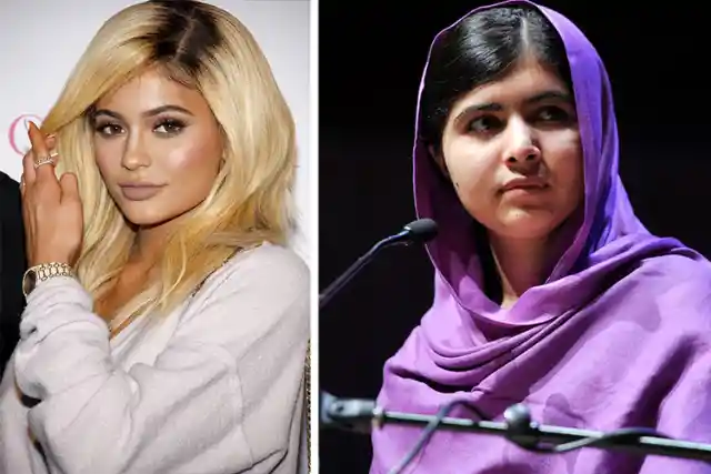 Kylie Jenner and Malala Yousafzai