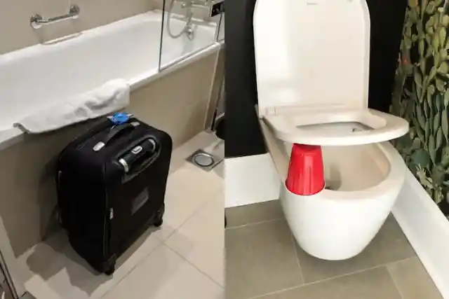 A Paper Cup For A Toothbrush Holder