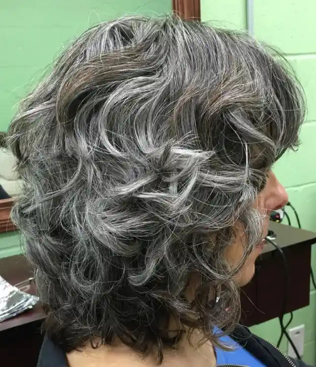 Feathered Up Gray