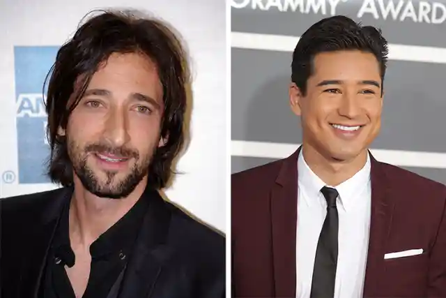 Adrien Brody and Mario Lopez