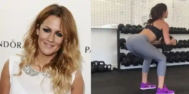 Caroline Flack Does The 30-Day Squat Challenge