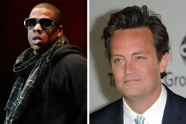 Jay-Z and Matthew Perry