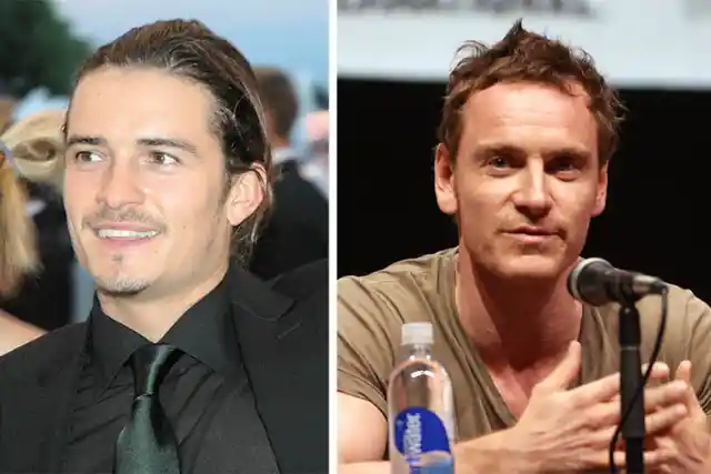 Orlando Bloom and Michael Fassbender