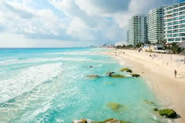 Cancun, Mexico – 6.15 Million Tourists Per Year