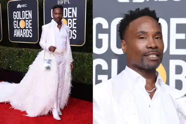 Billy Porter in Alex Vinash and Jimmy Choo (2020 Golden Globes)