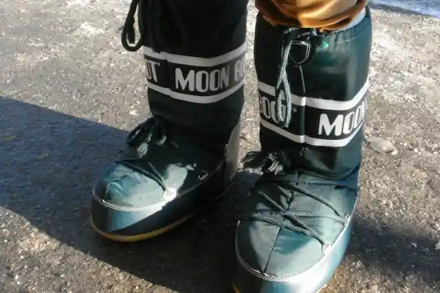 Moon Boots – Popularized in 1970s