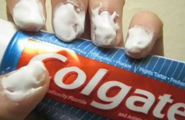 Toothpaste for Bright Nails