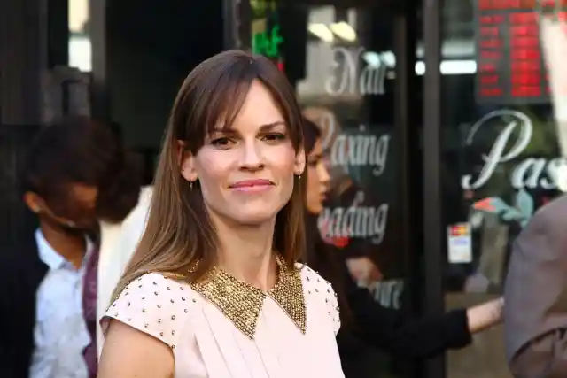 Hillary Swank’s Shaved Head