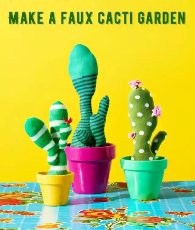 17. Faux Cacti