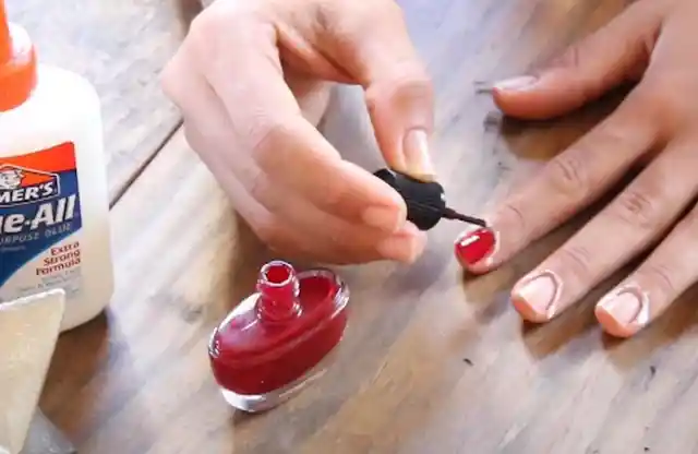 Glue for Longer-Lasting Nail Polish