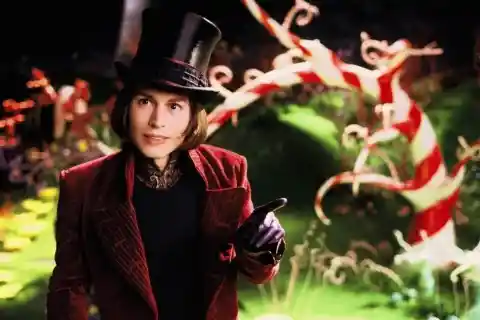 Johnny Depp In 2005’s Charlie And The Chocolate Factory