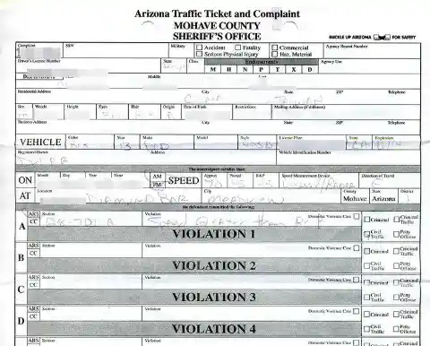 Getting Out of Your Traffic Ticket