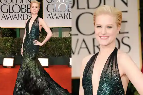 Evan Rachel Wood in Gucci (2012 Golden Globes)