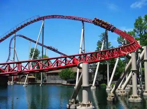 Deserted in an Empty Amusement Park