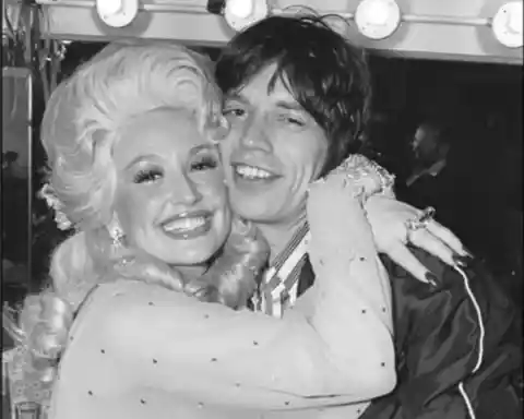 Dolly Parton And Mick Jagger