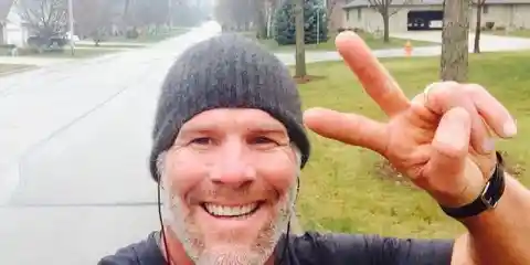 Brett Favre — Recovered from Car Accident in Less Than a Month