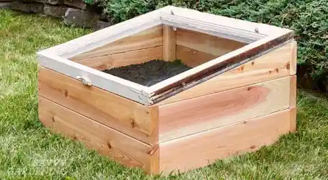 A Recycled Window Cold Frame