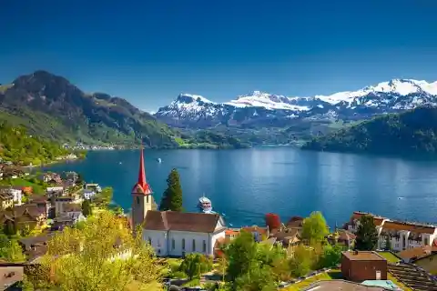 Lake Lucerne, Switzerland – 1.3 Million Tourists Per Year