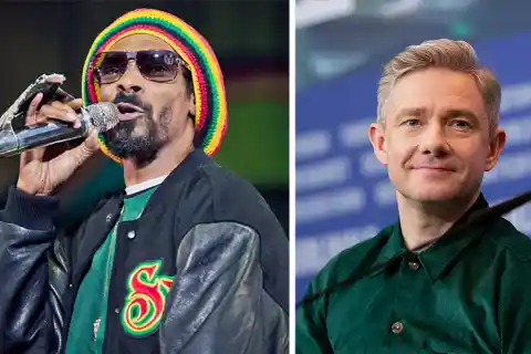 Snoop Dogg and Martin Freeman