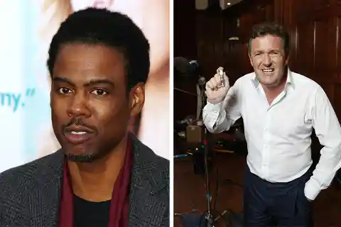 Chris Rock and Piers Morgan