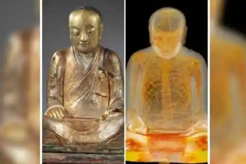 A Secret Mummy Inside A Buddha Statue – Est. Value: $80,000