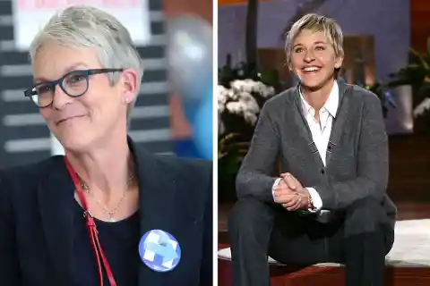 Jamie Lee Curtis and Ellen DeGeneres