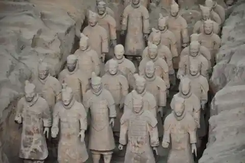 Terracotta Warriors Near Secret Tomb – Est. Value: $4.5 million per warrior