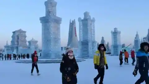 1. Icy City in China