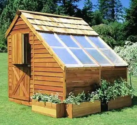 A Gorgeous Cedar Greenhouse